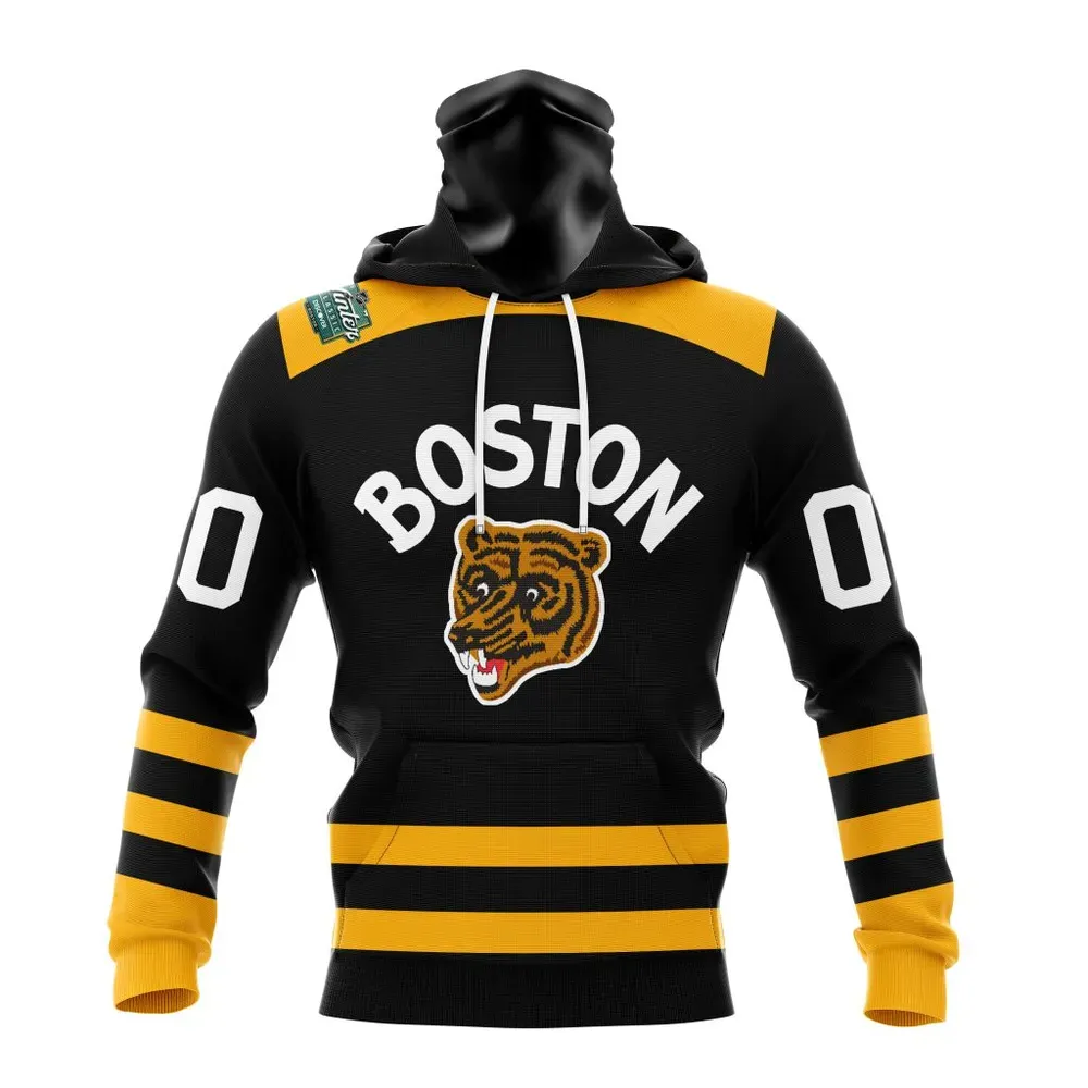 NHL Boston Bruins Winter Classic Mask Hoodie