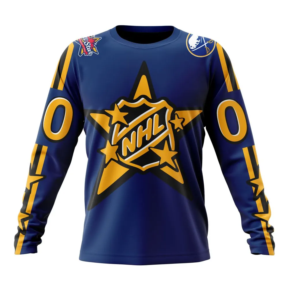 NHL Buffalo Sabres Personalized 2024 NHL All-Star Game Long Sleeved Sweatshirt 