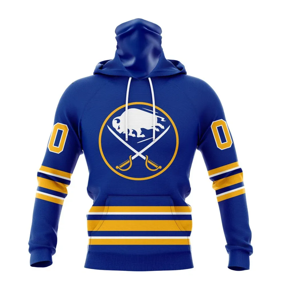 NHL Buffalo Sabres Personalized Home Kits Mask Hoodie