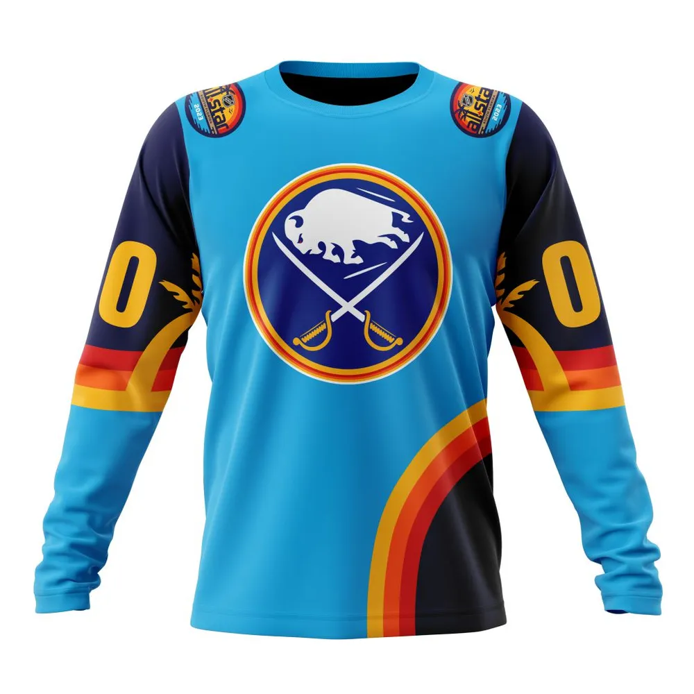 NHL Buffalo Sabres Special All-Star Game Design With Atlantic Ocean Long Sleeved Sweatshirt 