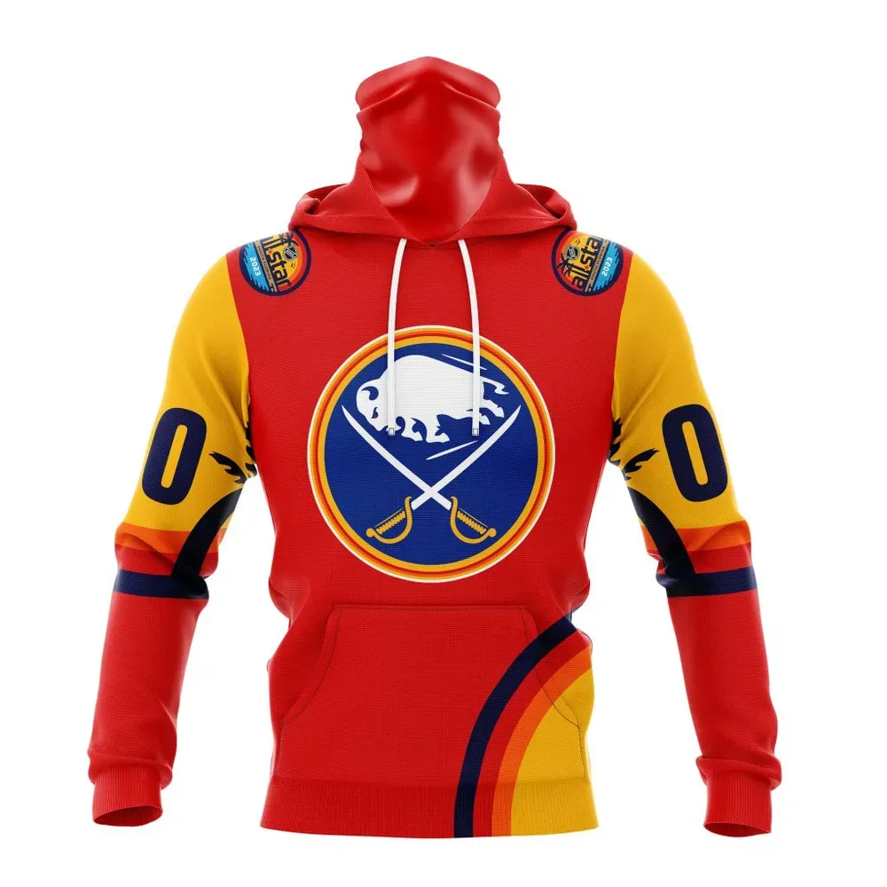 NHL Buffalo Sabres Special All-Star Game Design With Florida Sunset Mask Hoodie