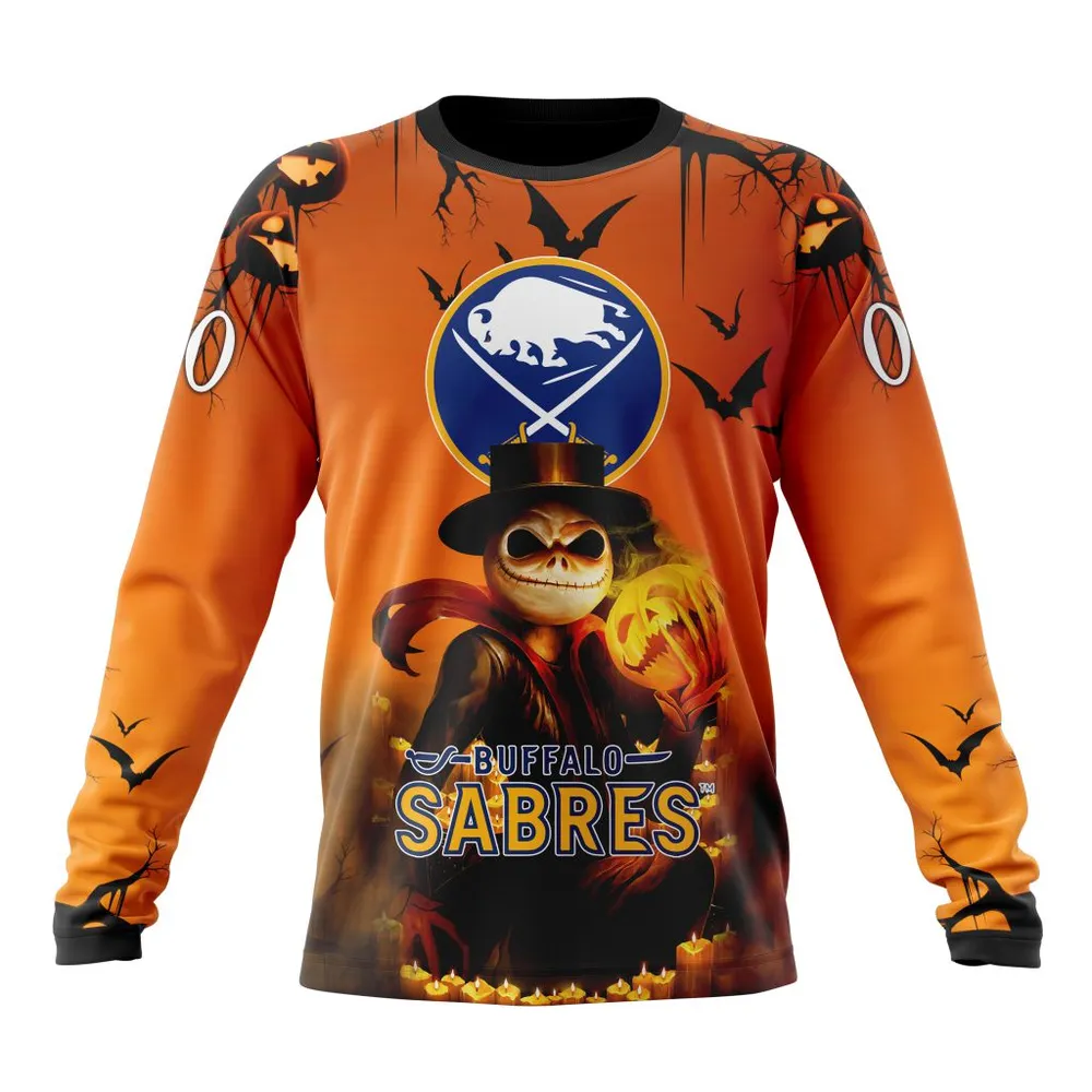 NHL Buffalo Sabres Special Halloween Concepts St2201 Long Sleeved Sweatshirt 