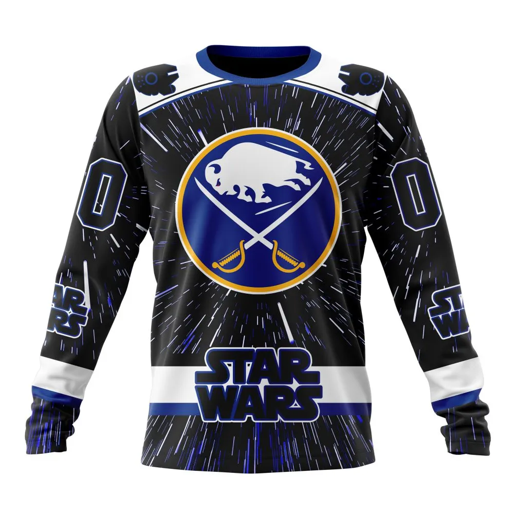 NHL Buffalo Sabres Special Star Wars Design St2303 Long Sleeved Sweatshirt 