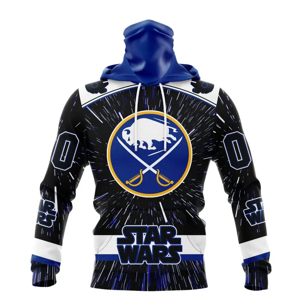 NHL Buffalo Sabres Special Star Wars Design St2303 Mask Hoodie