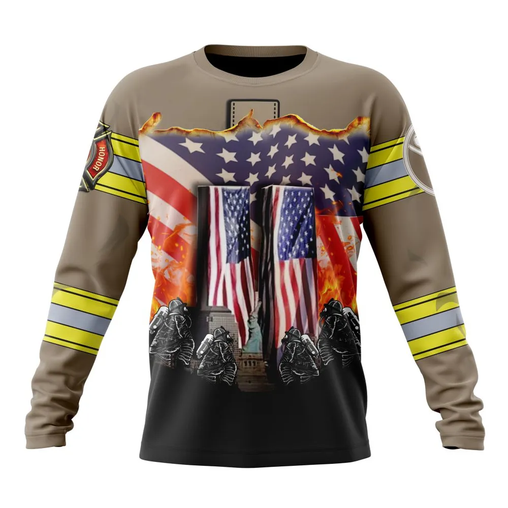 NHL Buffalo Sabres | Specialized Concepts For Honor Patriot Day V0122 Long Sleeved Sweatshirt 