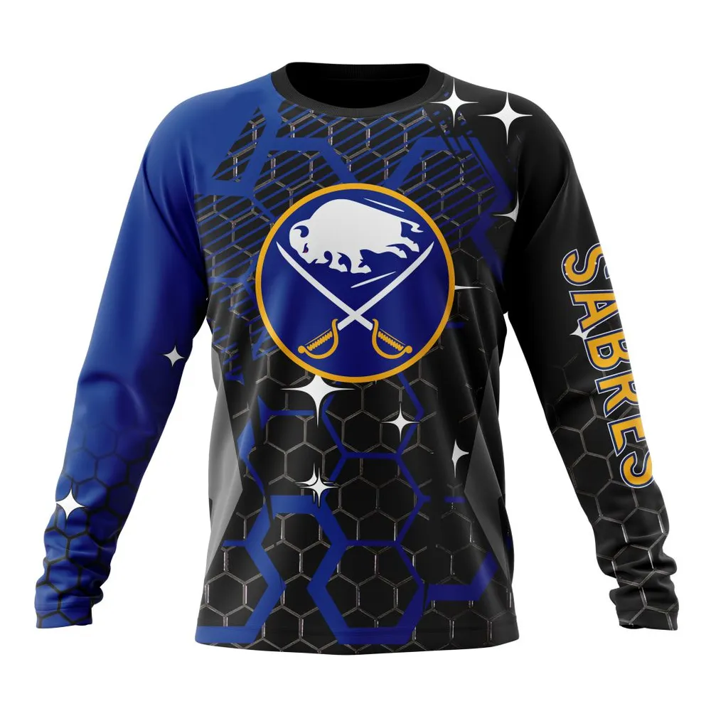 NHL Buffalo Sabres | Specialized Design With Motocross Syle V0222 Long Sleeved Sweatshirt 