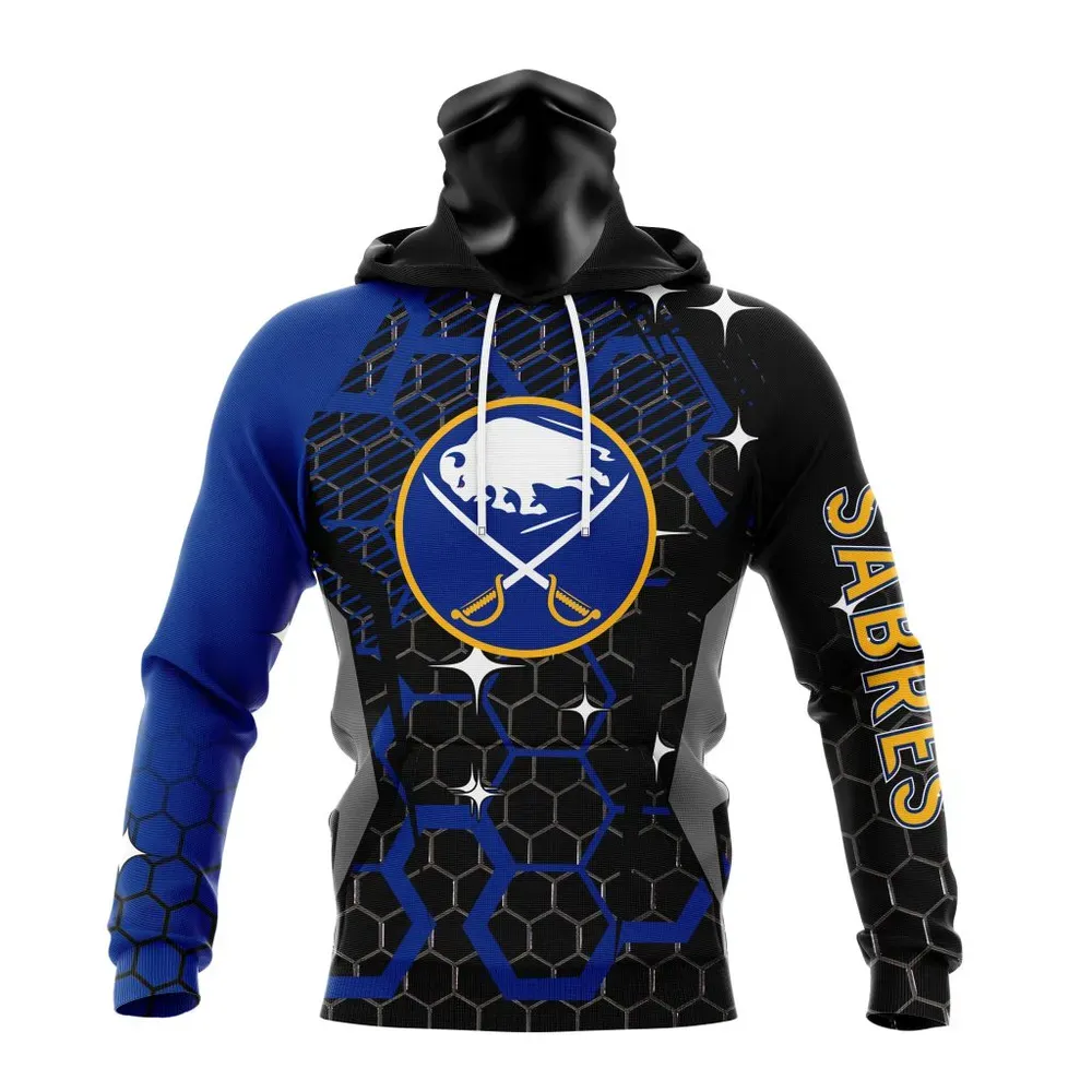 NHL Buffalo Sabres | Specialized Design With Motocross Syle V0222 Mask Hoodie