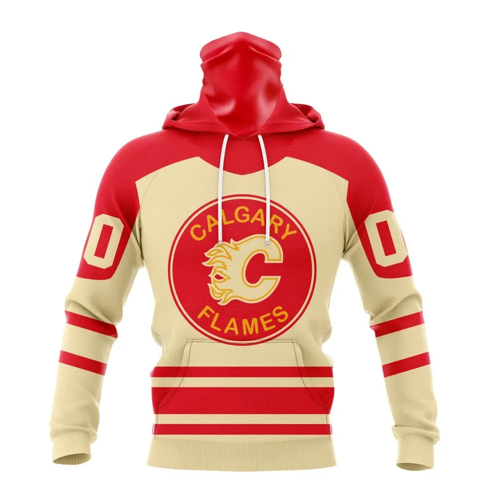 NHL Calgary Flames Heritage Classic Mask Hoodie