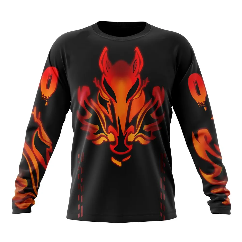 NHL Calgary Flames | Specialized Jersey For Halloween Night Long Sleeved Sweatshirt 