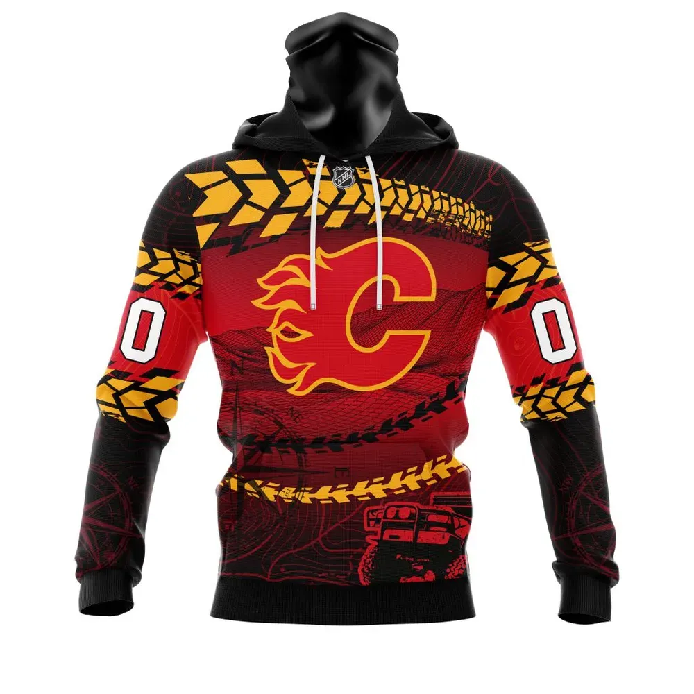 NHL Calgary Flames | Specialized Off Road Style St2201 Mask Hoodie