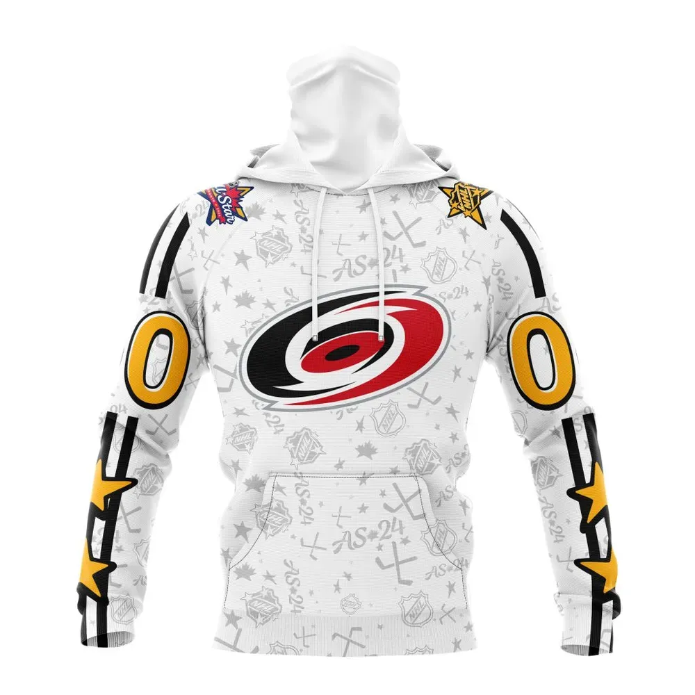 NHL Carolina Hurricanes Special 2024 All-Star Game Design St2401 Mask Hoodie