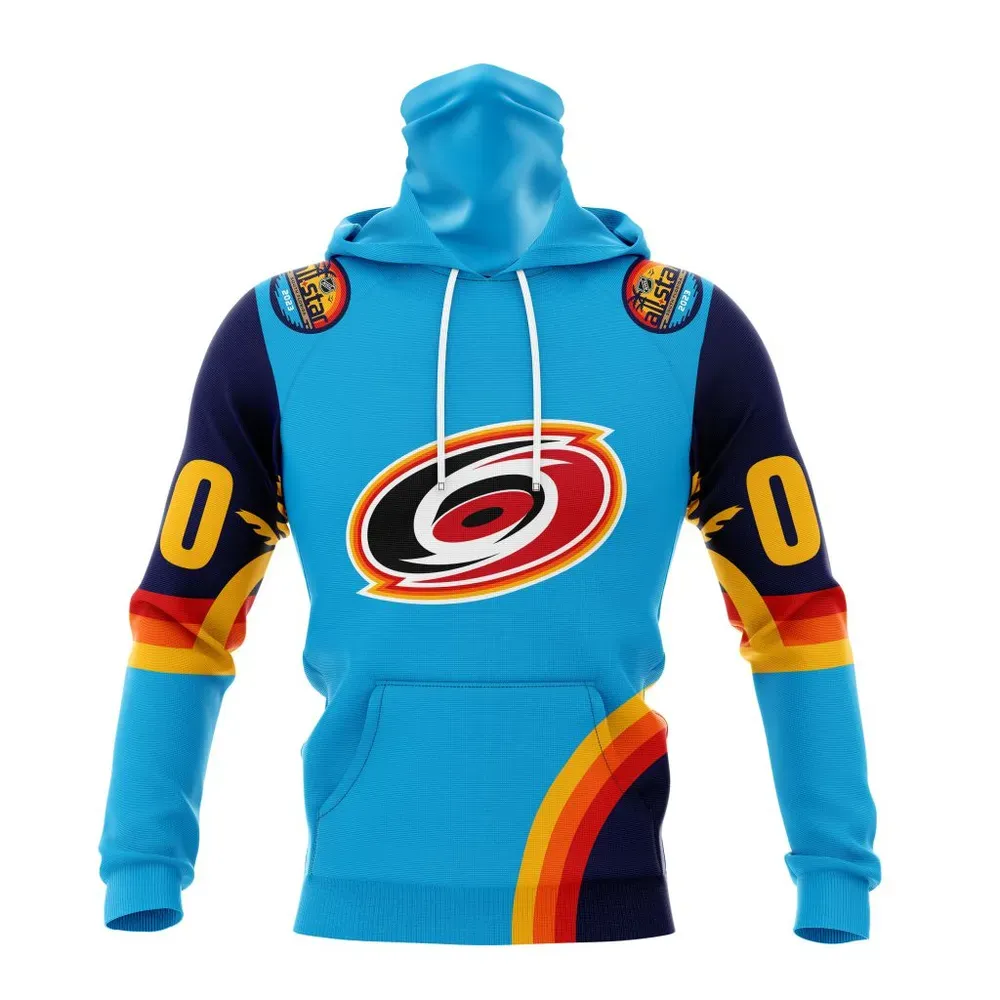 NHL Carolina Hurricanes Special All-Star Game Design With Atlantic Ocean Mask Hoodie