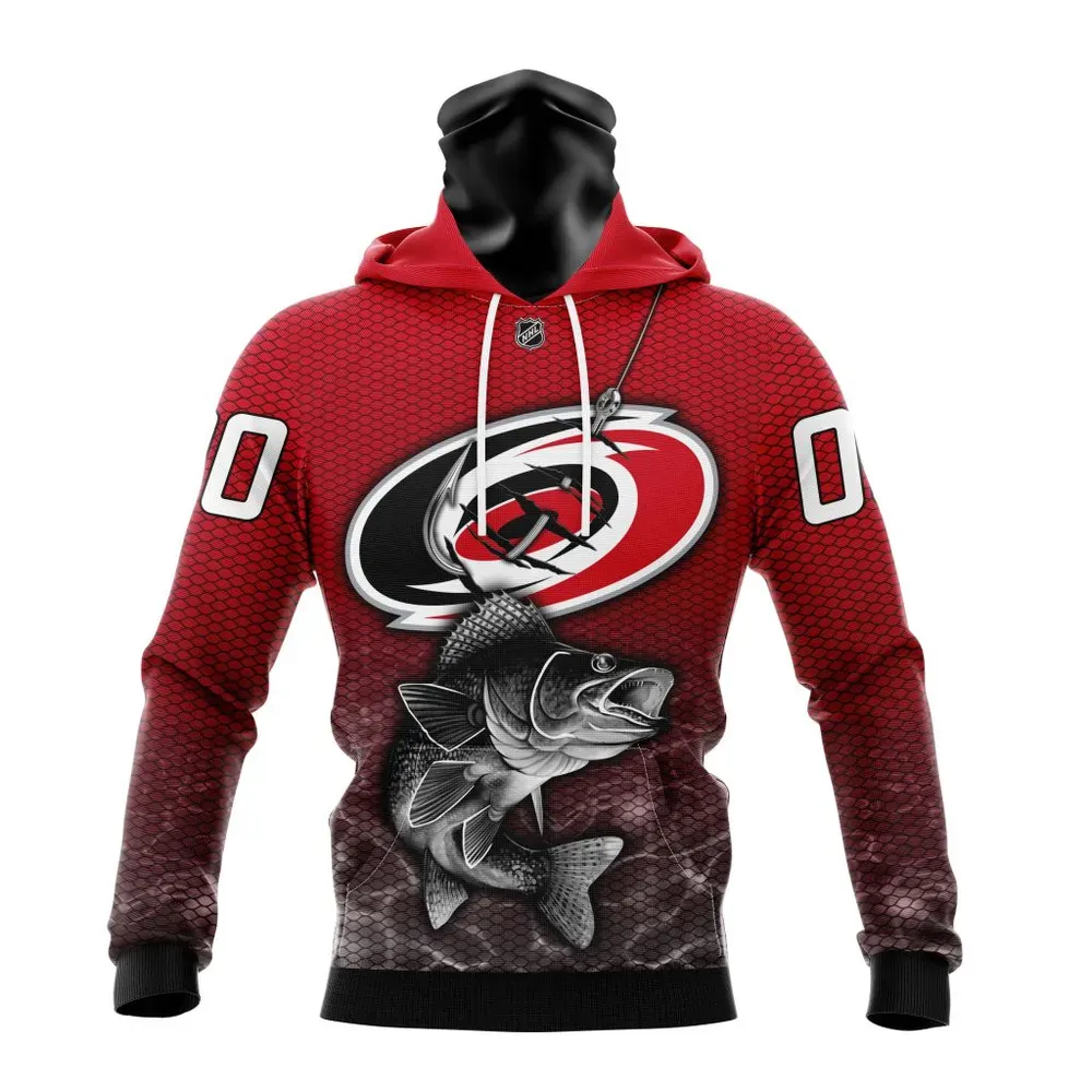 NHL Carolina Hurricanes | Specialized Fishing Style St2201 Mask Hoodie