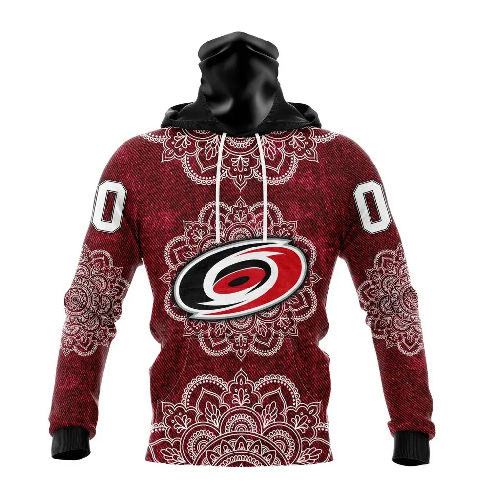 NHL Carolina Hurricanes | Specialized Mandala Style St2201 Mask Hoodie