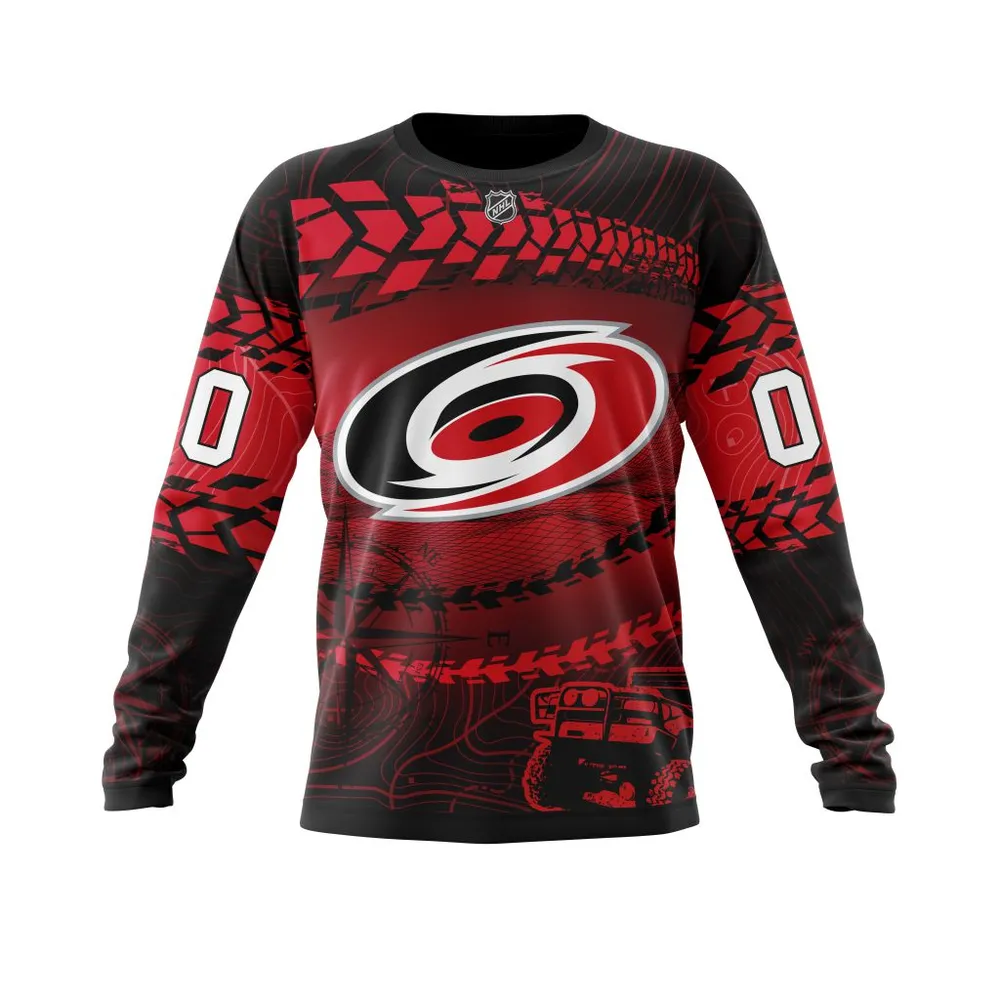 NHL Carolina Hurricanes | Specialized Off Road Style St2201 Long Sleeved Sweatshirt 