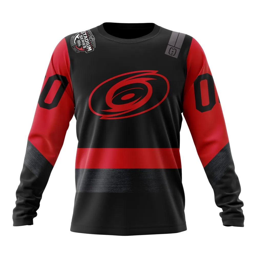 NHL Carolina Hurricanes Stadium Series Kits Long Sleeved Sweatshirt 