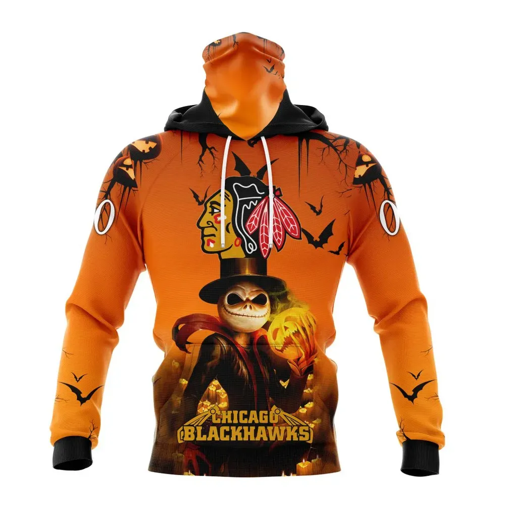 NHL Chicago Blackhawks Special Halloween Concepts St2201 Mask Hoodie