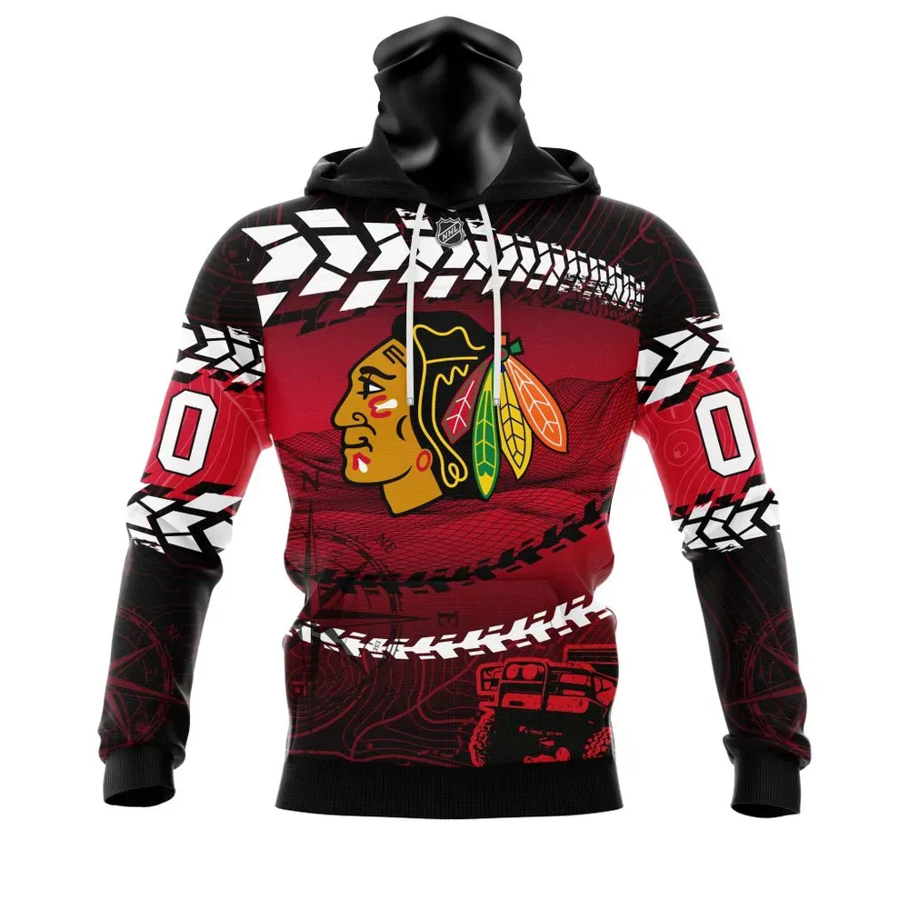 NHL Chicago Blackhawks | Specialized Off Road Style St2201 Mask Hoodie