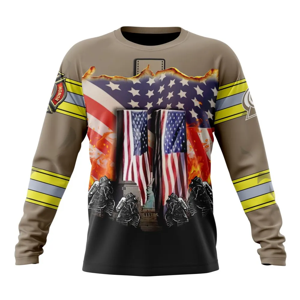 NHL Colorado Avalanche | Specialized Concepts For Honor Patriot Day V0122 Long Sleeved Sweatshirt 