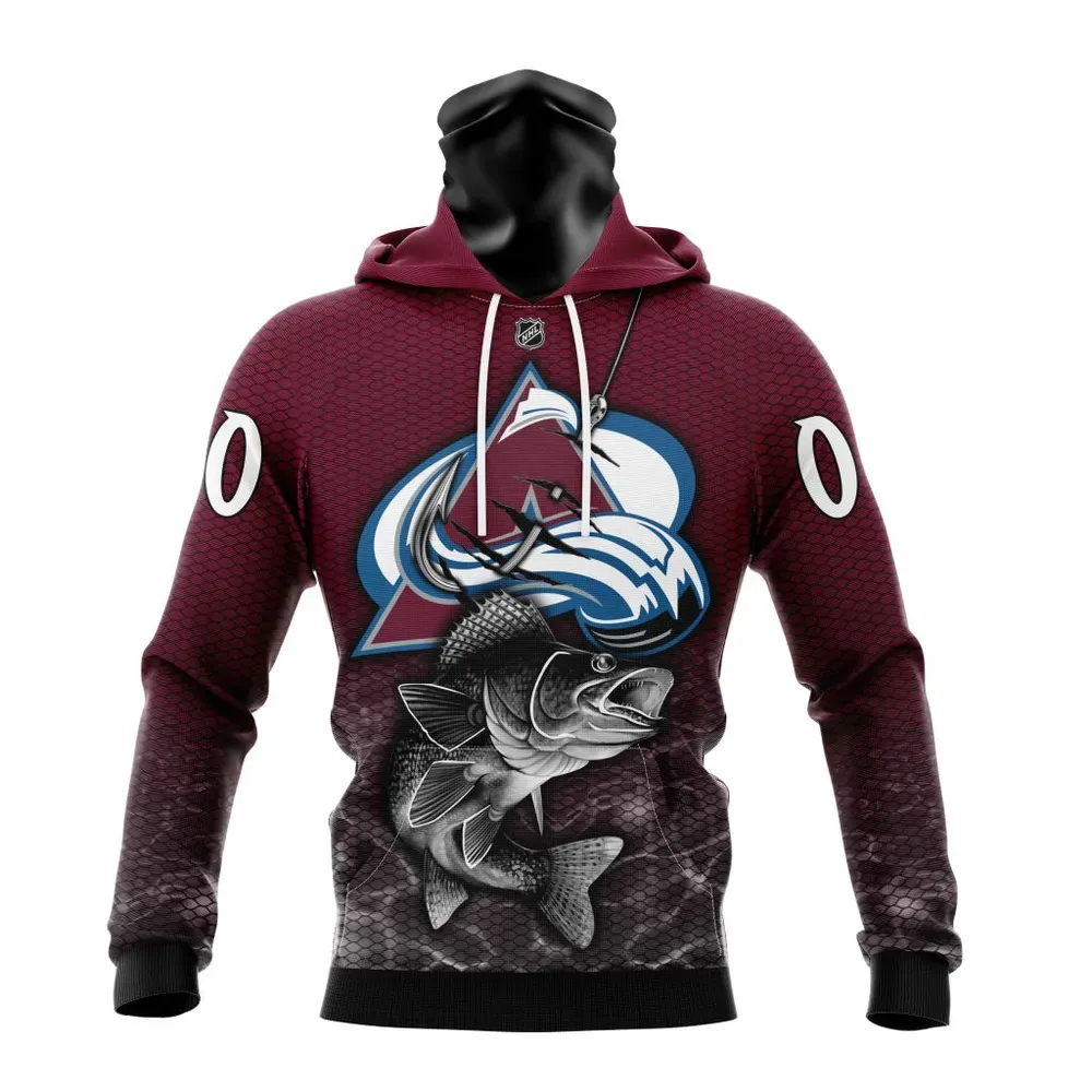 NHL Colorado Avalanche | Specialized Fishing Style St2201 Mask Hoodie