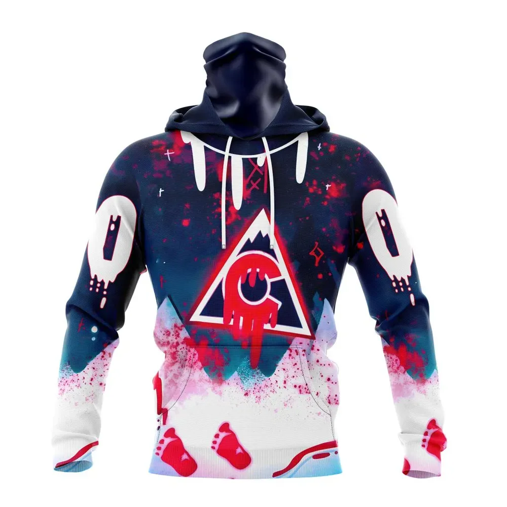 NHL Colorado Avalanche | Specialized Jersey For Halloween Night Mask Hoodie