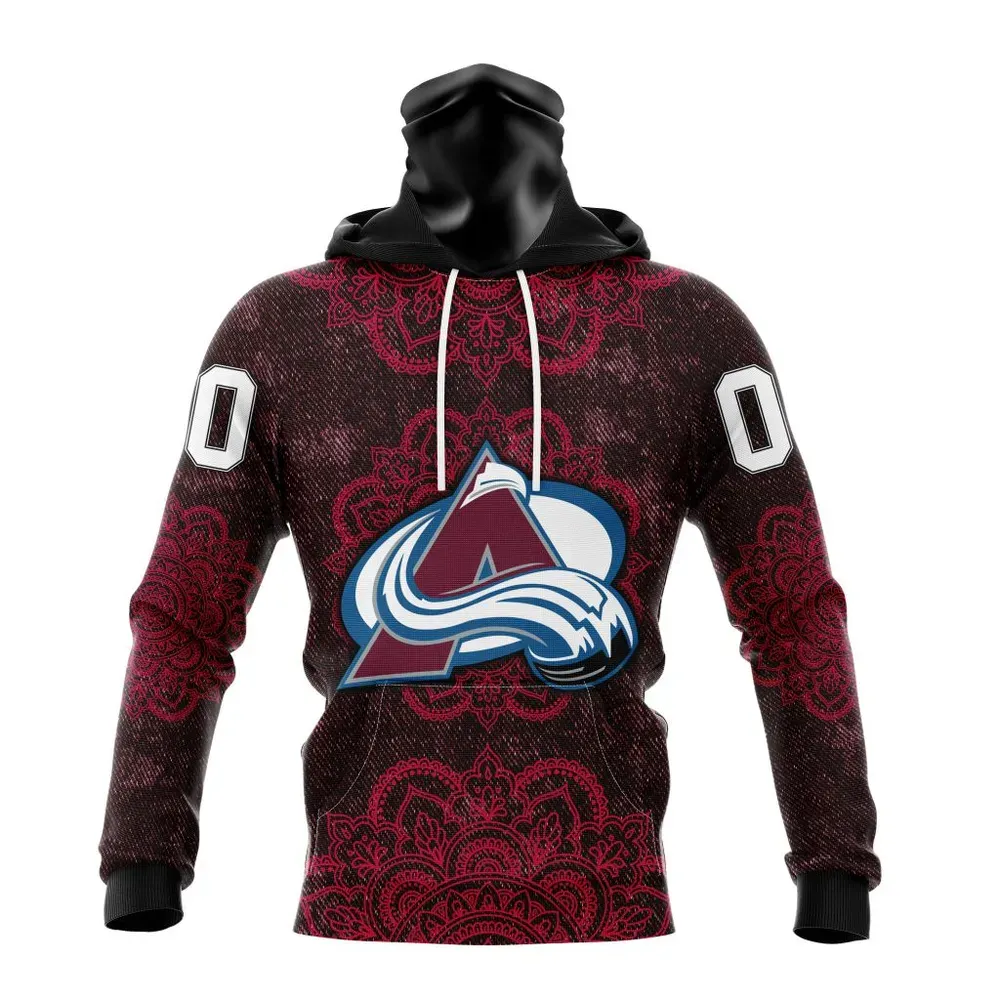 NHL Colorado Avalanche | Specialized Mandala Style St2201 Mask Hoodie