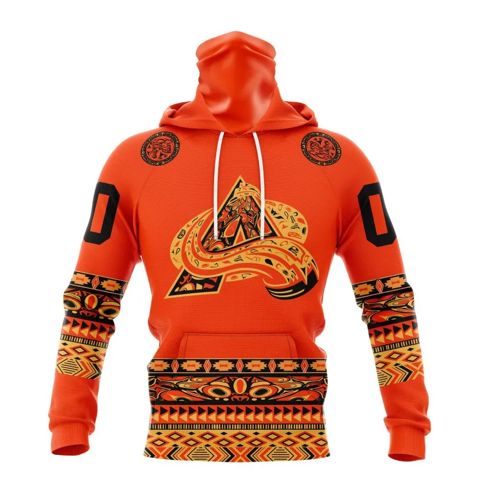 NHL Colorado Avalanche | Specialized National Day For Truth And Reconciliation Mask Hoodie