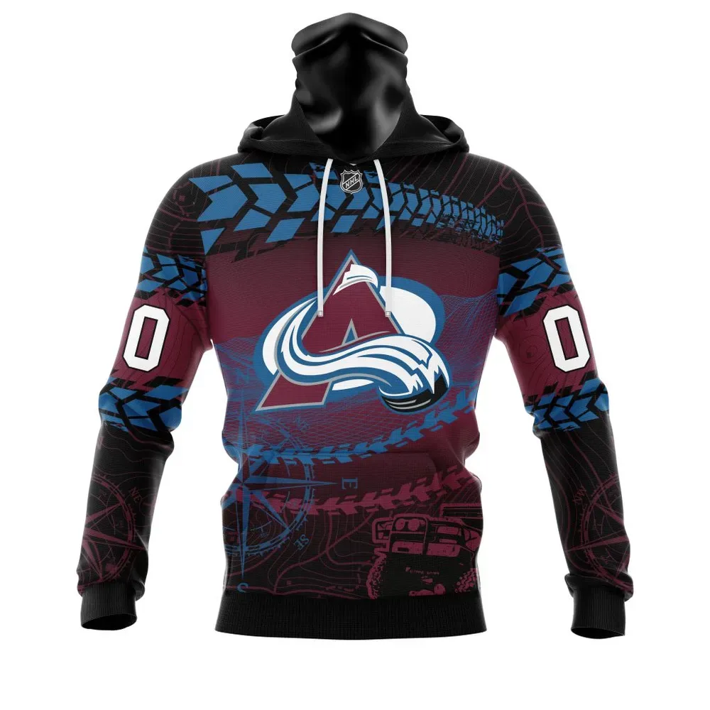 NHL Colorado Avalanche | Specialized Off Road Style St2201 Mask Hoodie