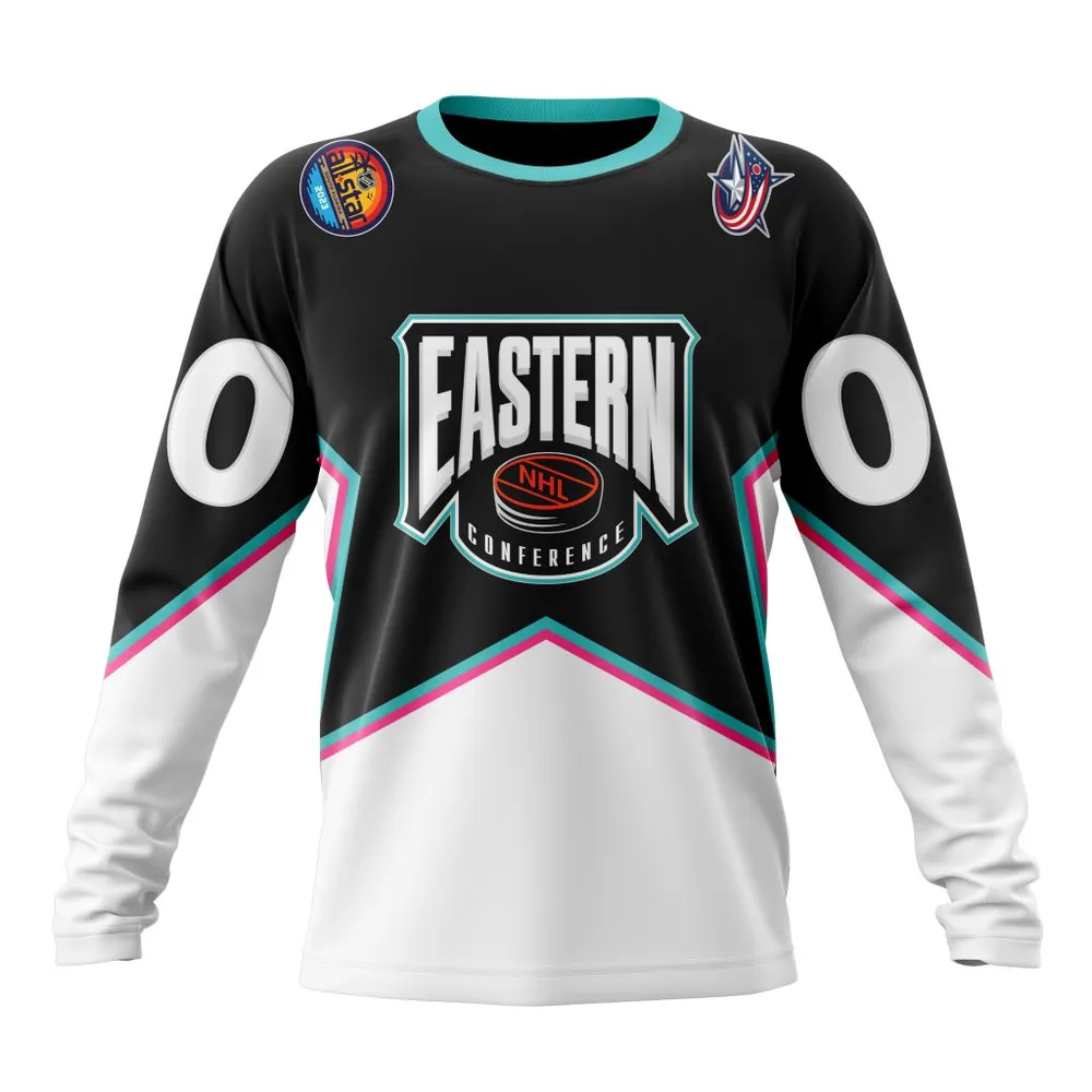 NHL Columbus Blue Jackets All-Star Eastern Conference 2023 Long Sleeved Sweatshirt 