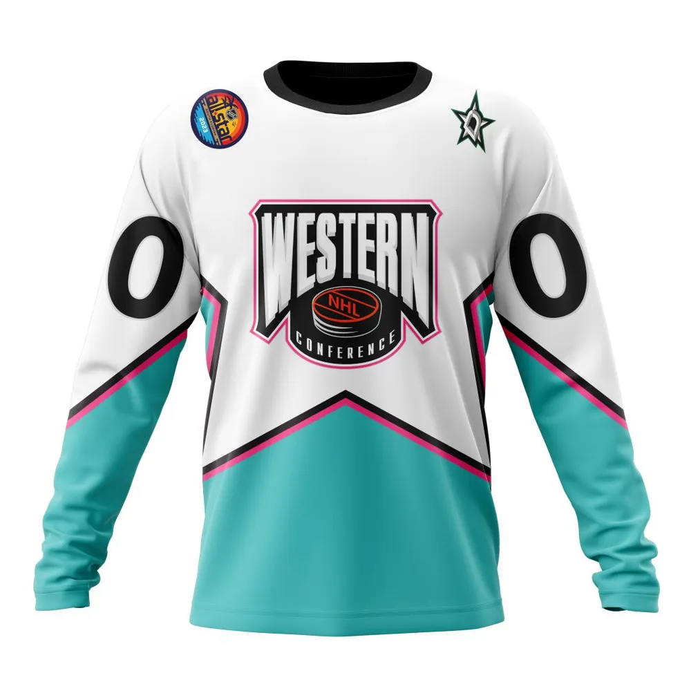 NHL Dallas Stars All-Star Western Conference 2023 Long Sleeved Sweatshirt 