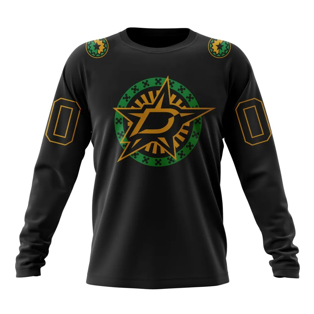 NHL Dallas Stars Celebrate Black History Month 2023 Long Sleeved Sweatshirt 