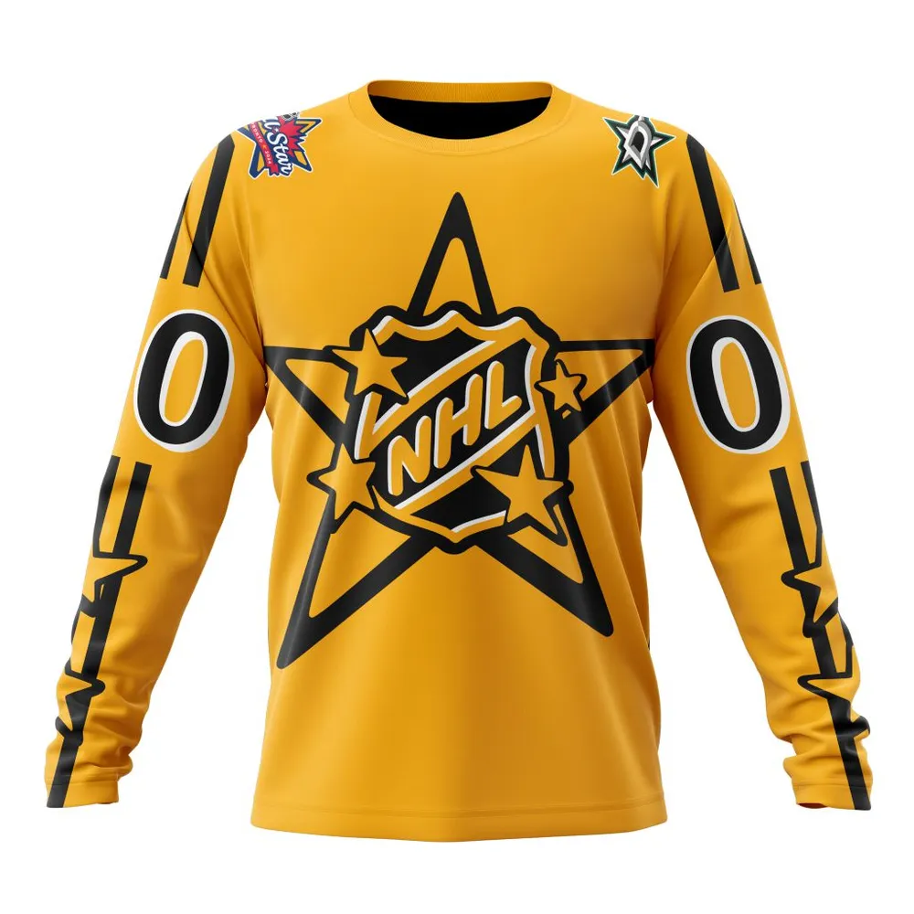 NHL Dallas Stars Personalized 2024 NHL All-Star Game Long Sleeved Sweatshirt 