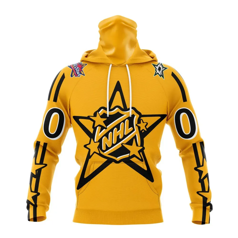 NHL Dallas Stars Personalized 2024 NHL All-Star Game Mask Hoodie