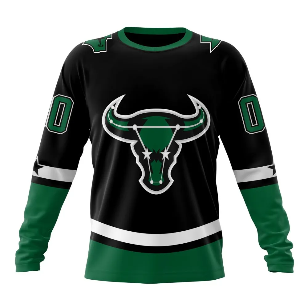 NHL Dallas Stars Personalized Alternate Concepts Kits St2401 Long Sleeved Sweatshirt 