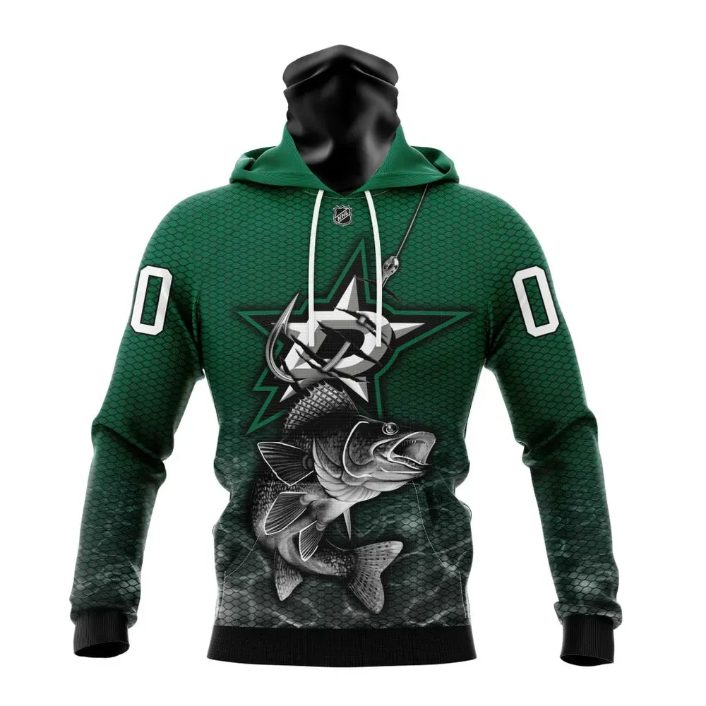 NHL Dallas Stars | Specialized Fishing Style St2201 Mask Hoodie