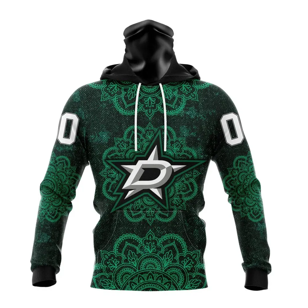 NHL Dallas Stars | Specialized Mandala Style St2201 Mask Hoodie