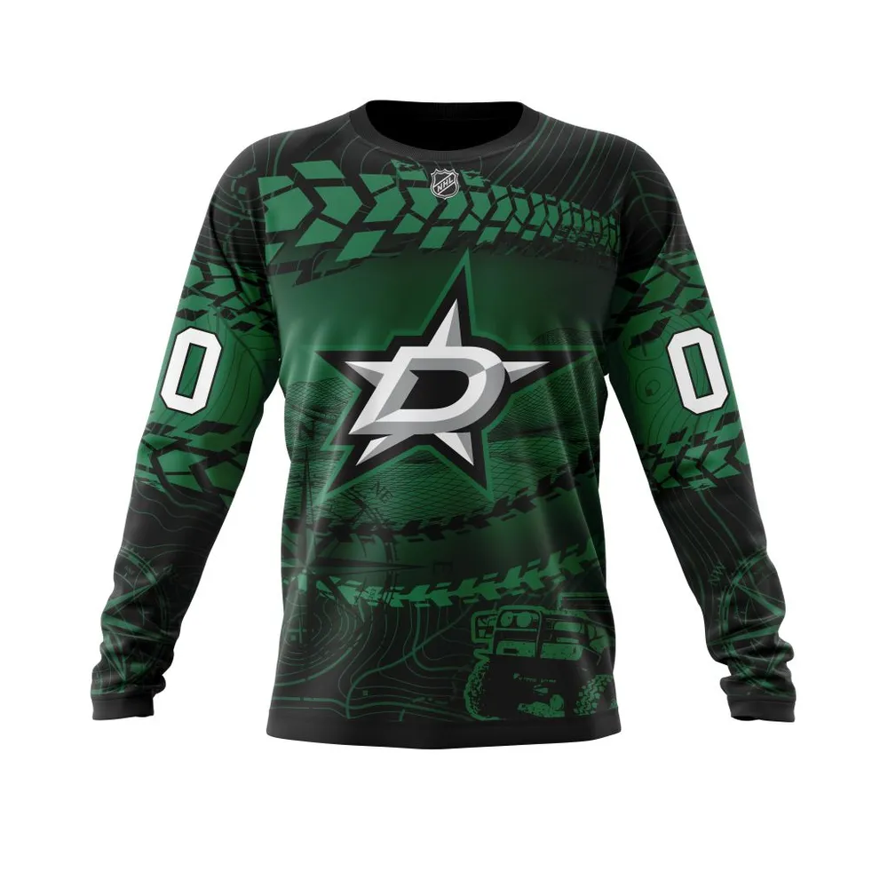 NHL Dallas Stars | Specialized Off Road Style St2201 Long Sleeved Sweatshirt 