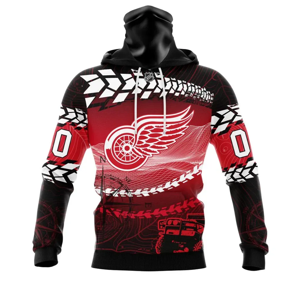 NHL Detroit Red Wings | Specialized Off Road Style St2201 Mask Hoodie