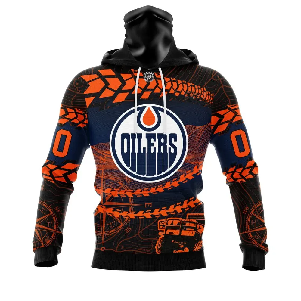 NHL Edmonton Oilers | Specialized Off Road Style St2201 Mask Hoodie