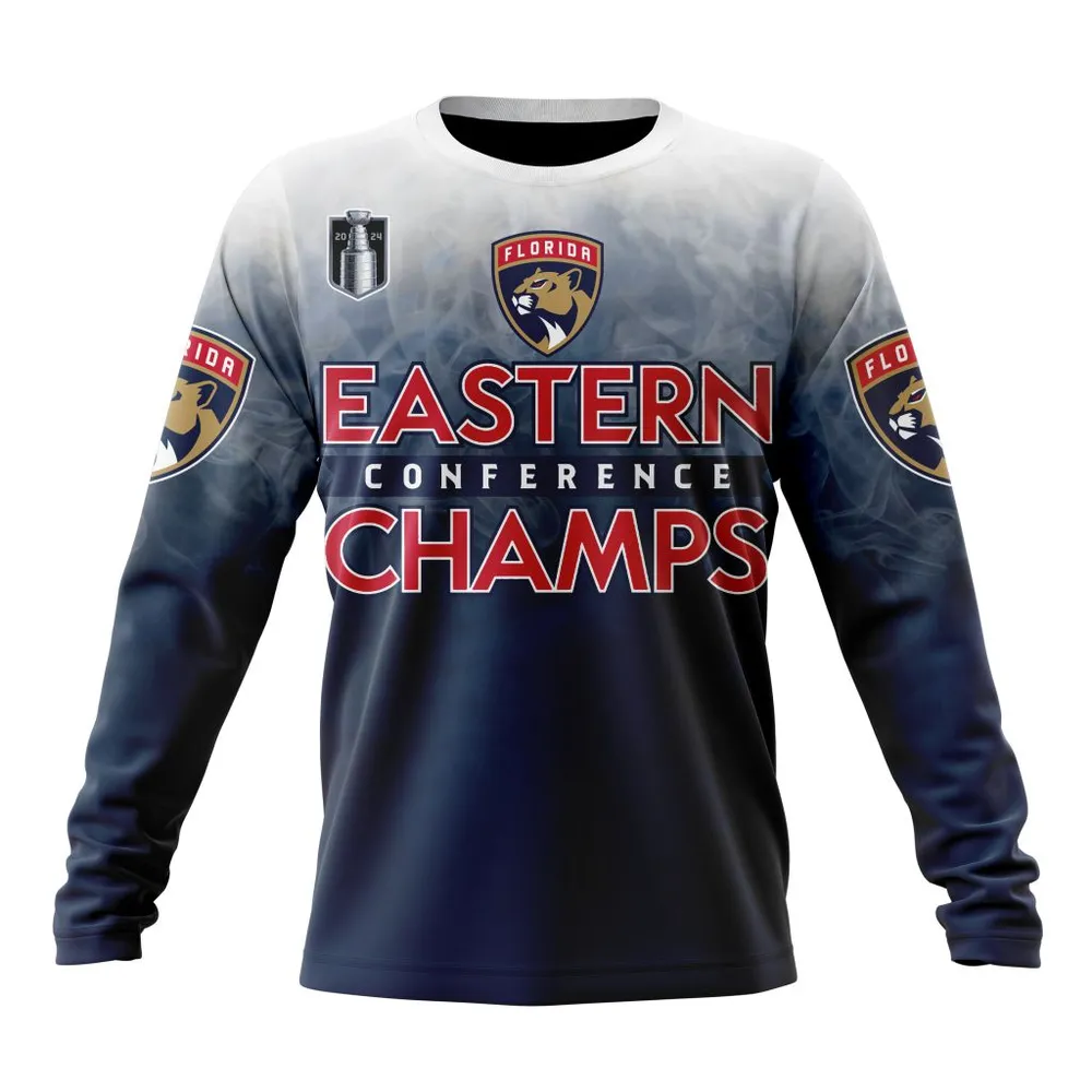 NHL Florida Panthers 2024 Eastern Conference Champions St2405 Long Sleeved Sweatshirt 