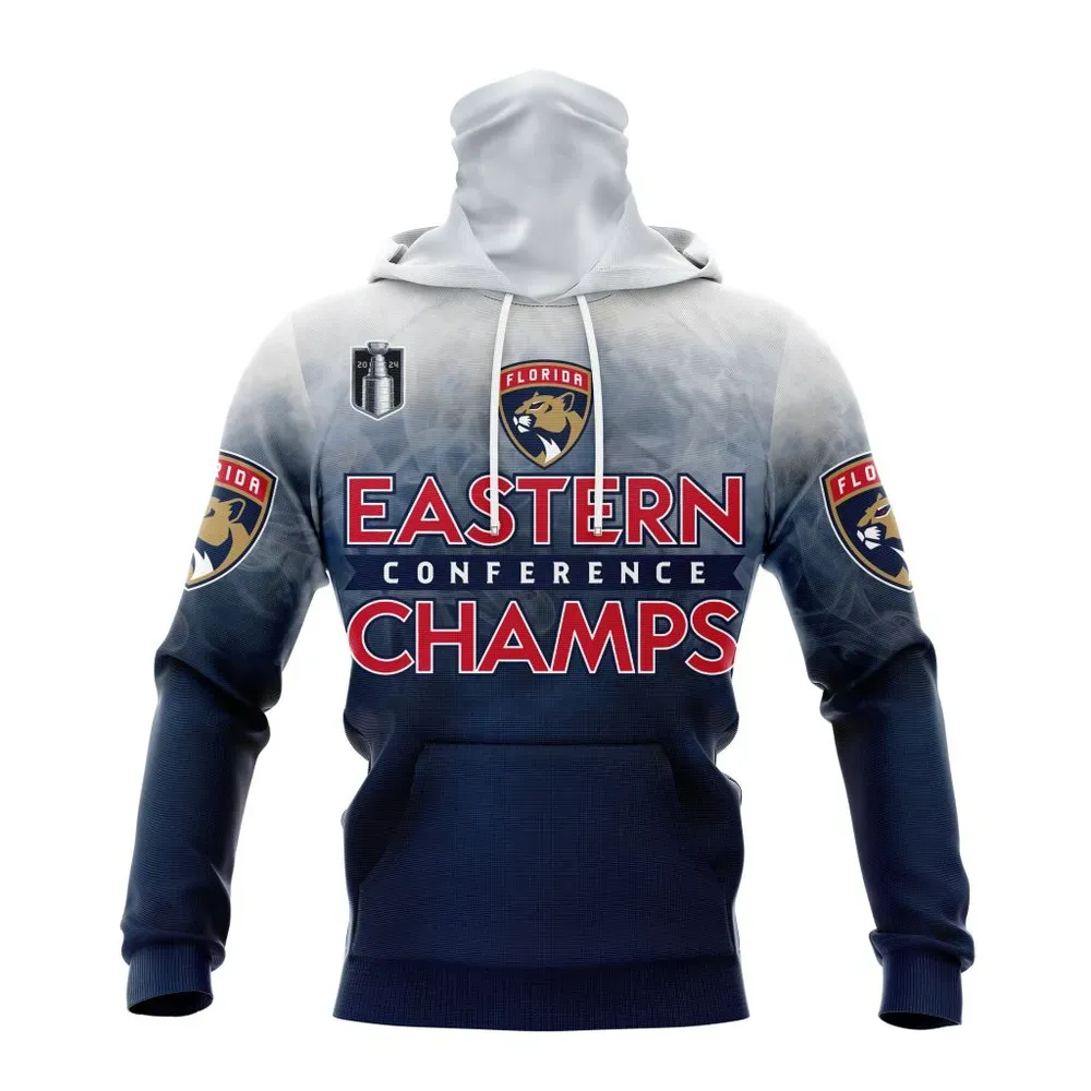 NHL Florida Panthers 2024 Eastern Conference Champions St2405 Mask Hoodie