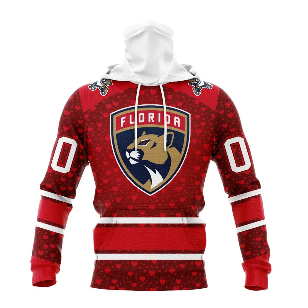 NHL Florida Panthers Special Gift For Valentines Day St2401 Mask Hoodie