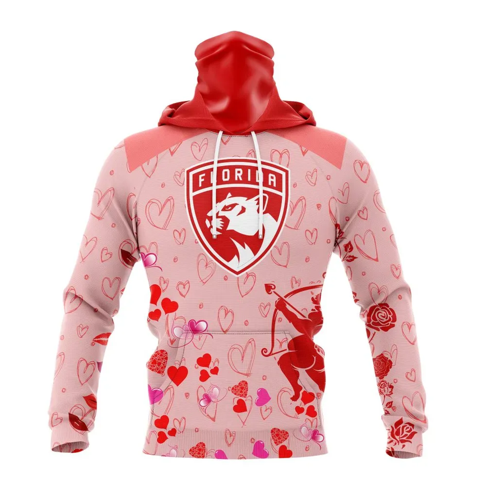 NHL Florida Panthers Special Gift For Valentines Day St2402 Mask Hoodie