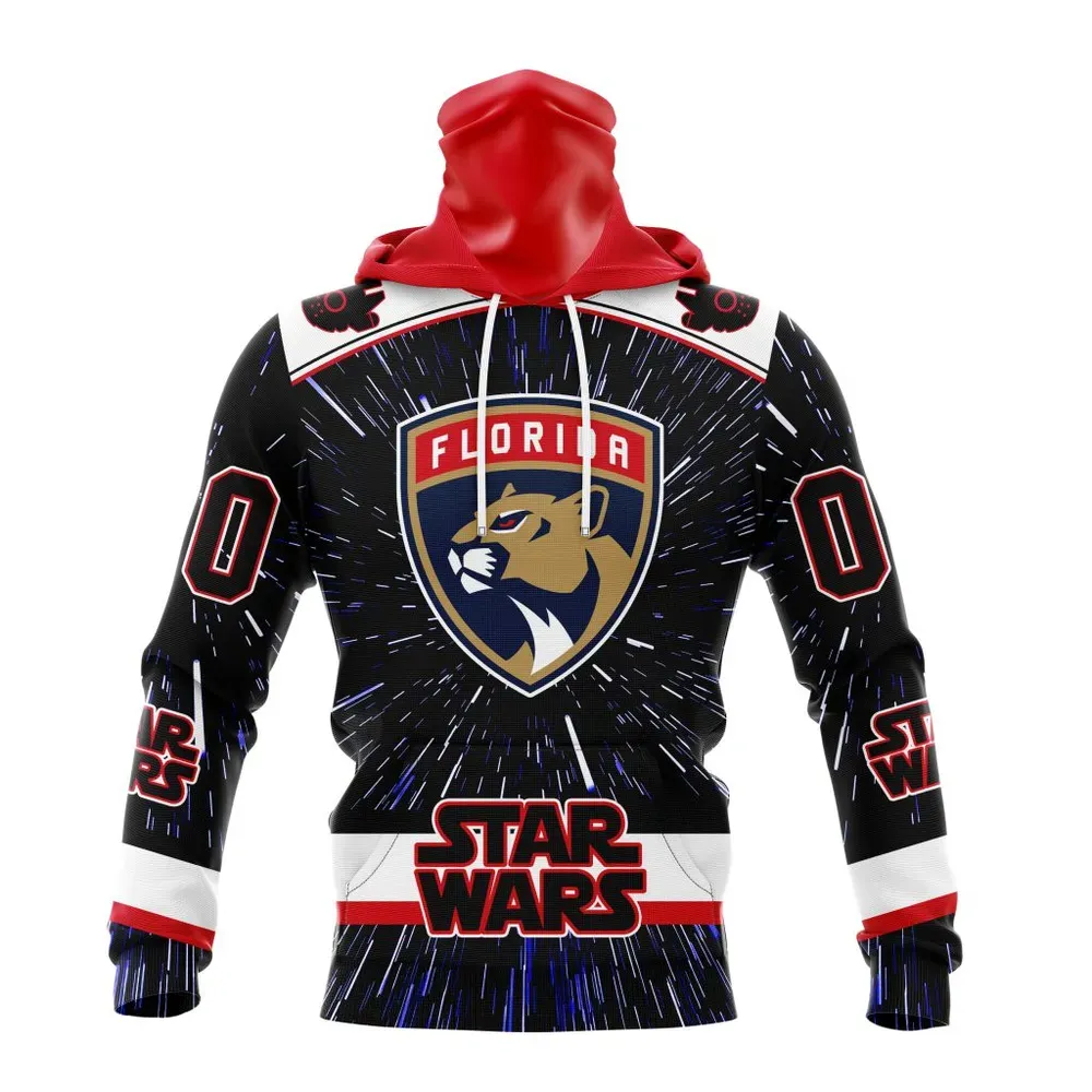 NHL Florida Panthers Special Star Wars Design St2303 Mask Hoodie