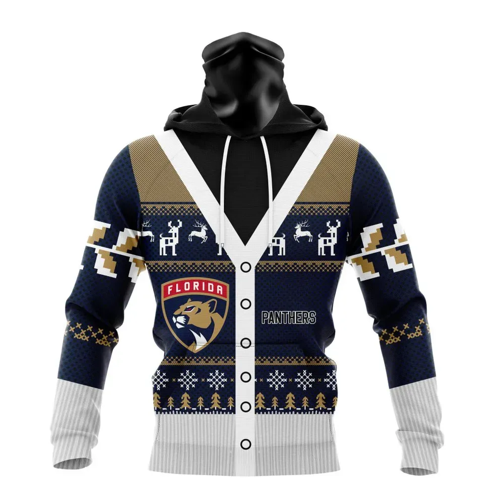 NHL Florida Panthers | Specialized Chrismas Season Mask Hoodie