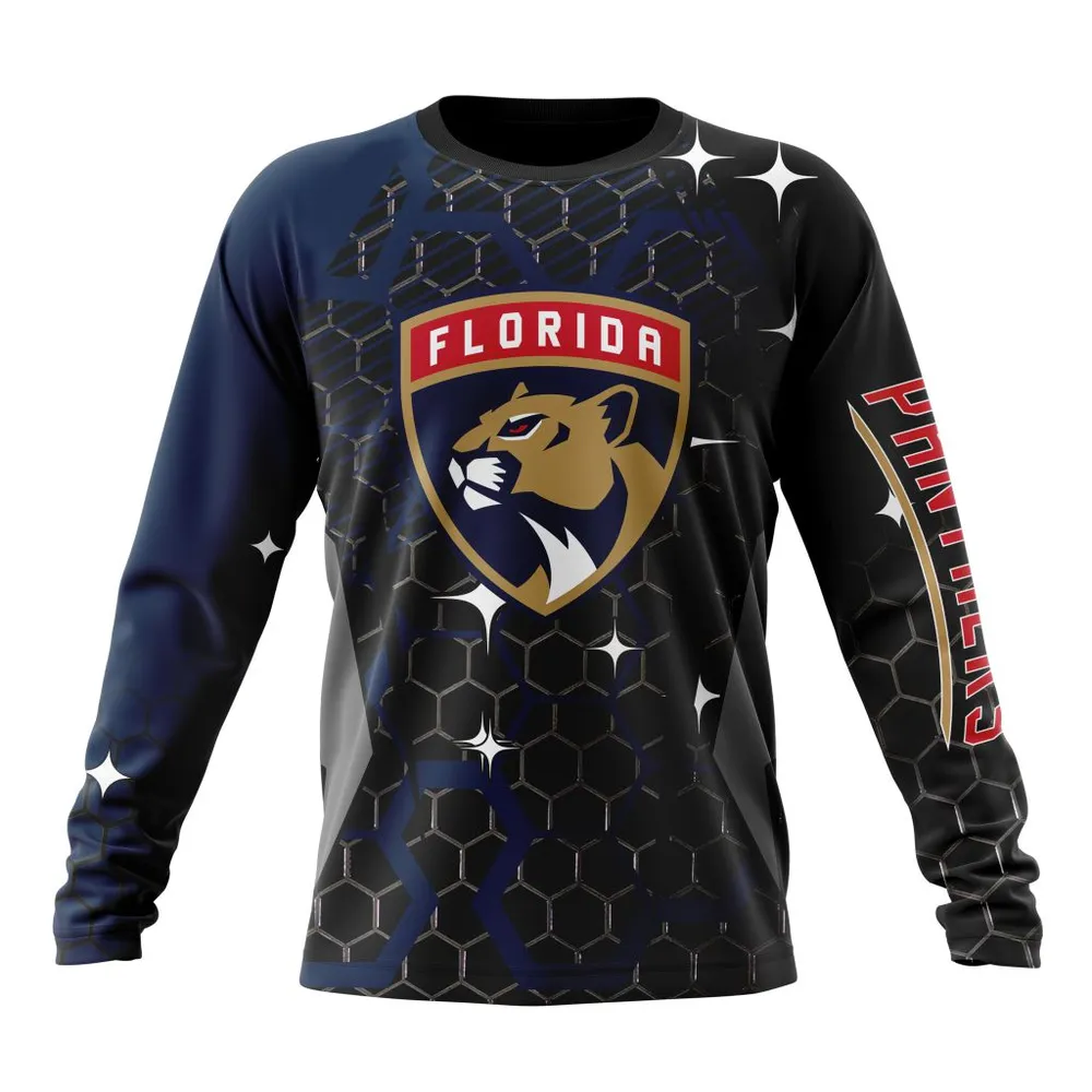 NHL Florida Panthers | Specialized Design With Motocross Syle V0222 Long Sleeved Sweatshirt 