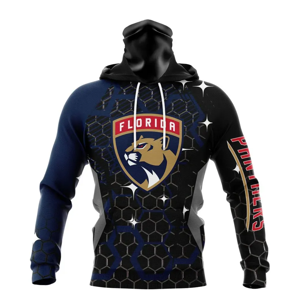 NHL Florida Panthers | Specialized Design With Motocross Syle V0222 Mask Hoodie