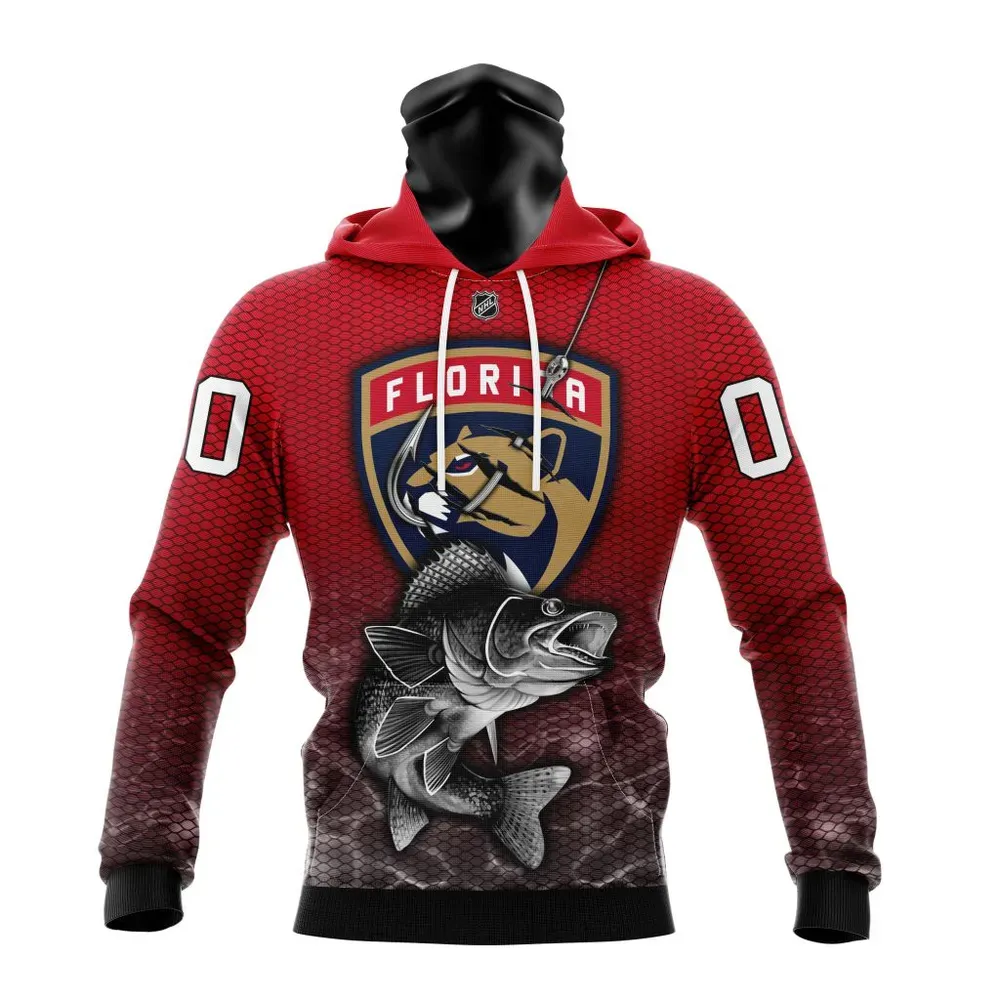 NHL Florida Panthers | Specialized Fishing Style St2201 Mask Hoodie