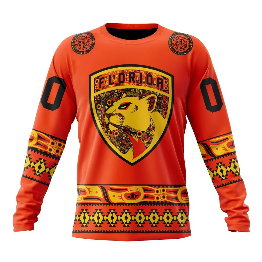 NHL Florida Panthers | Specialized National Day For Truth And Reconciliation Long Sleeved Sweatshirt 