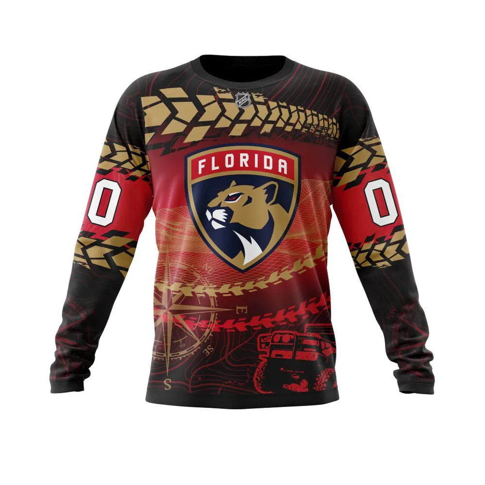 NHL Florida Panthers | Specialized Off Road Style St2201 Long Sleeved Sweatshirt 